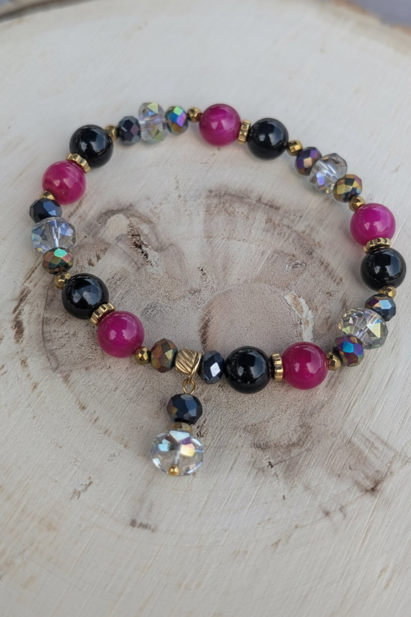 Midnight Pink - Dyed Agates