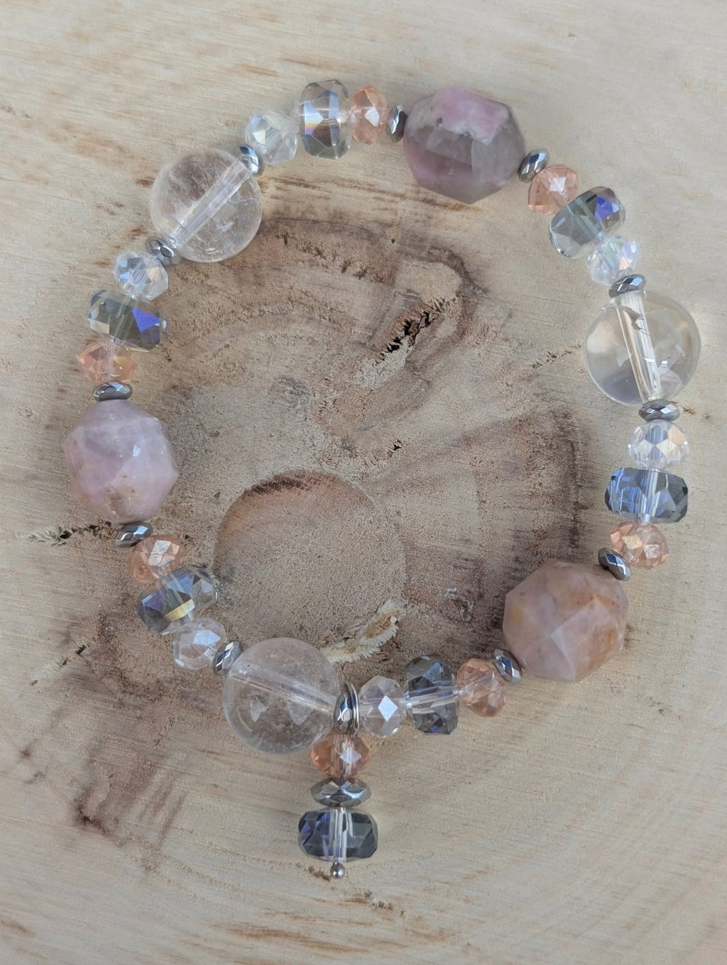 Crystal Soul - Rock Crystal & Pink Tourmaline