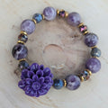 Dahlia Bloom - Amethyst & Labradorite