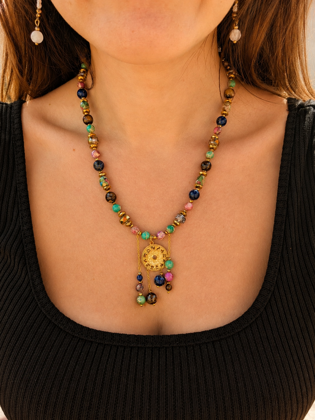 Astrolog - Imperial Jasper + Brown Agate