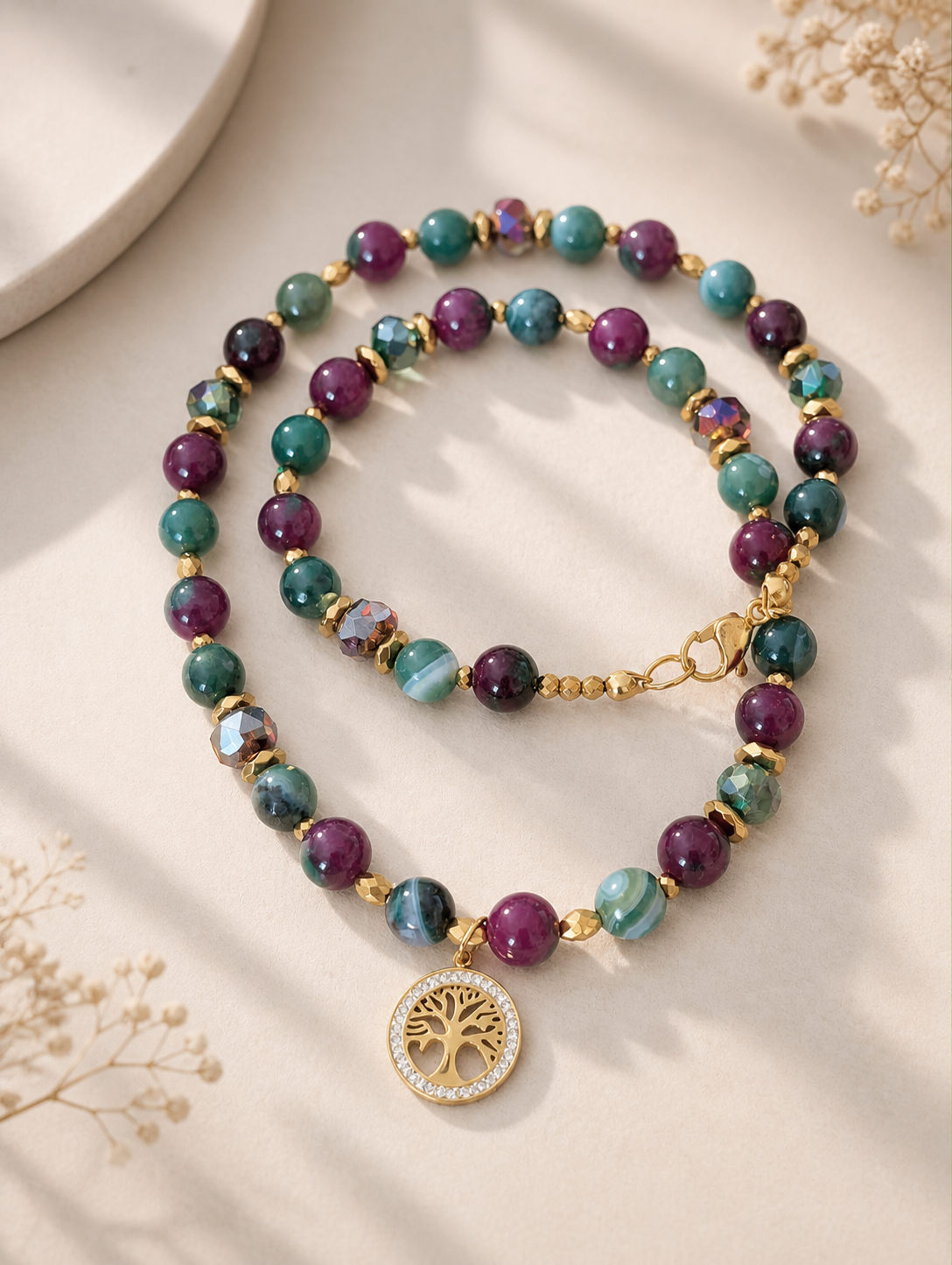 Forest Treasure - Zoisite & Green Agate