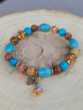 Desert Glow - Turquoise & Magnesite & Bamboo Agate