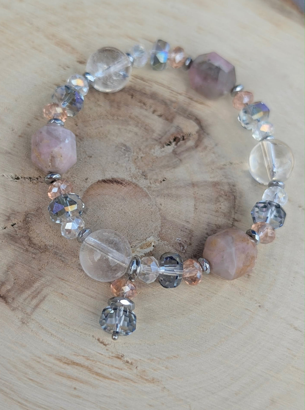 Crystal Soul - Rock Crystal & Pink Tourmaline