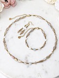 Pastel Pearl - Natural Freshwater Pearls & Aquamarine