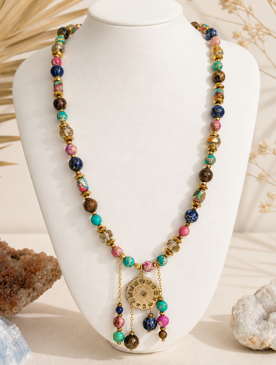 Astrolog - Imperial Jasper + Brown Agate