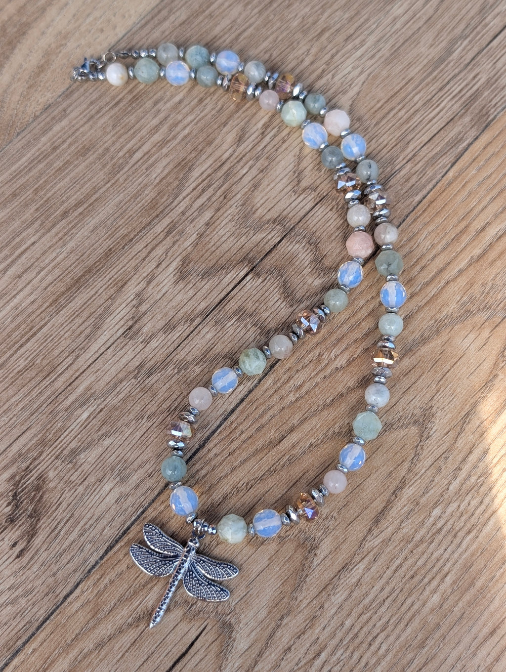 Harmony of Nature - Morganite & Opalite
