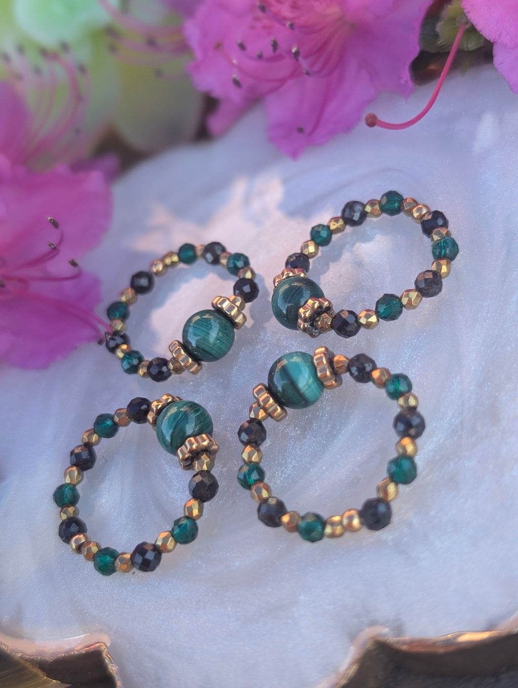 Malachite Harmony - Malachite & Black Tourmaline