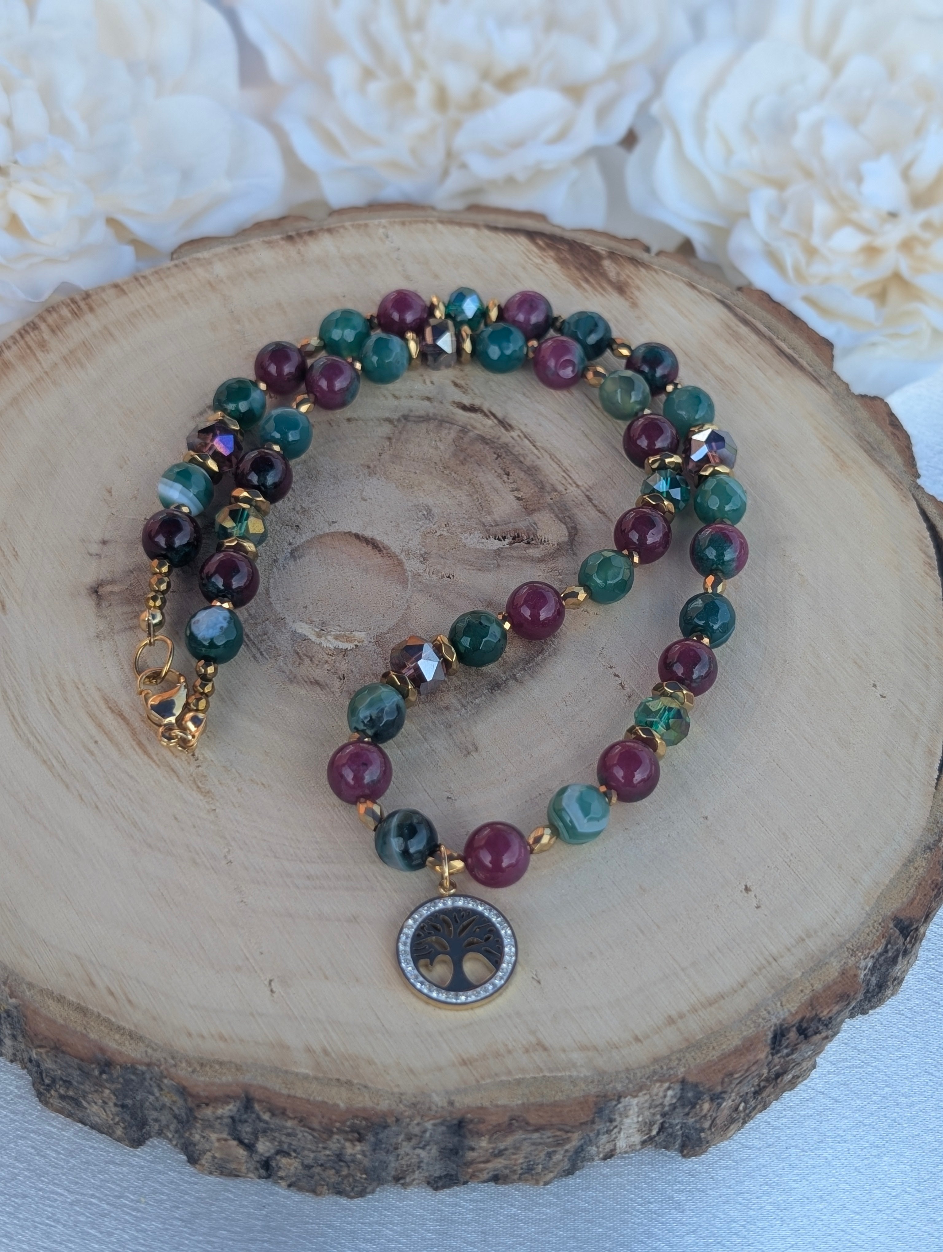Forest Treasure - Zoisite & Green Agate