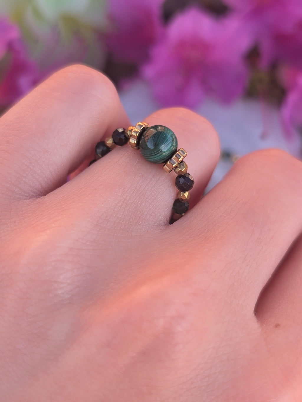 Malachite Harmony - Malachite & Black Tourmaline