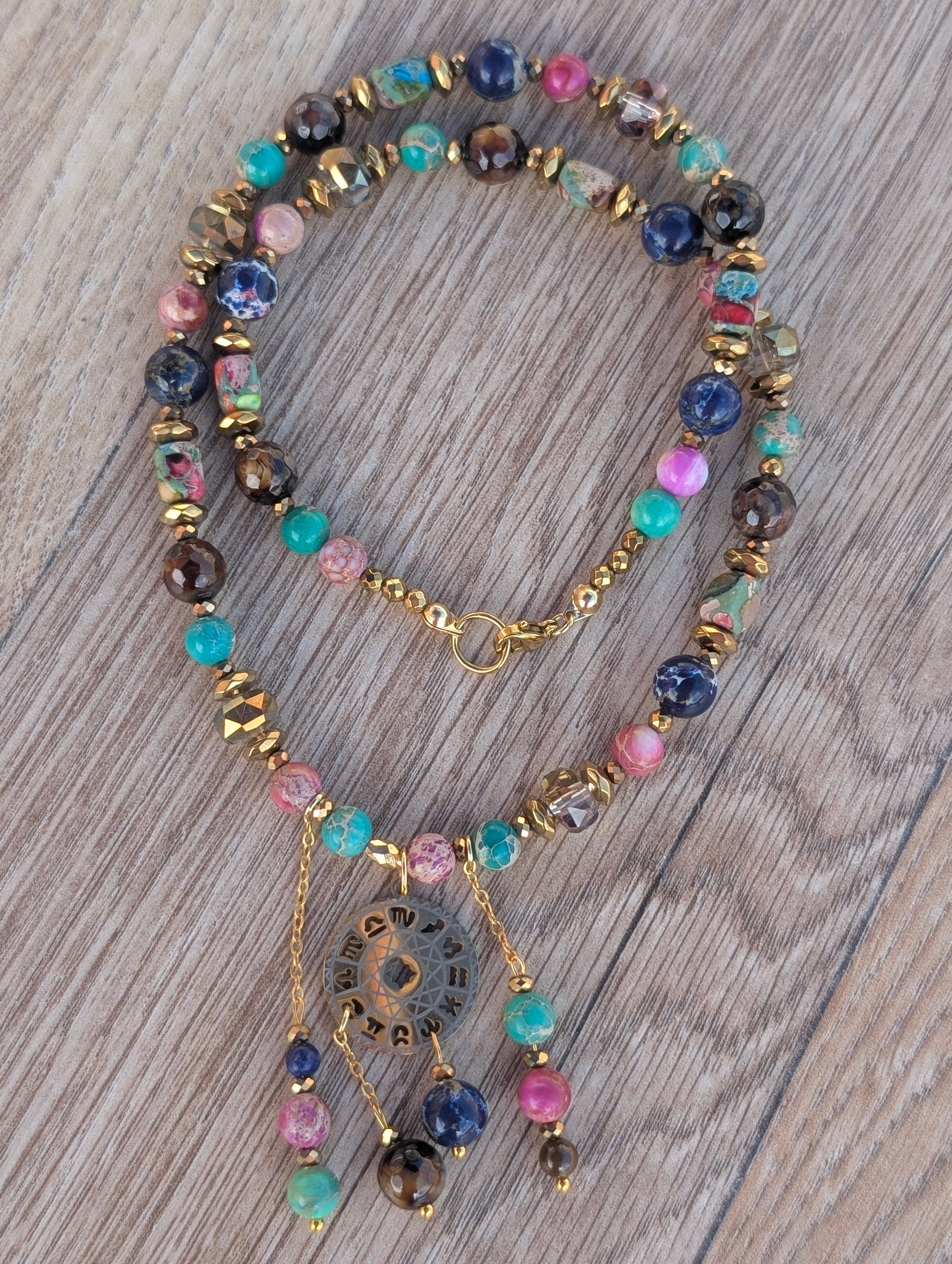 Astrolog - Imperial Jasper + Brown Agate