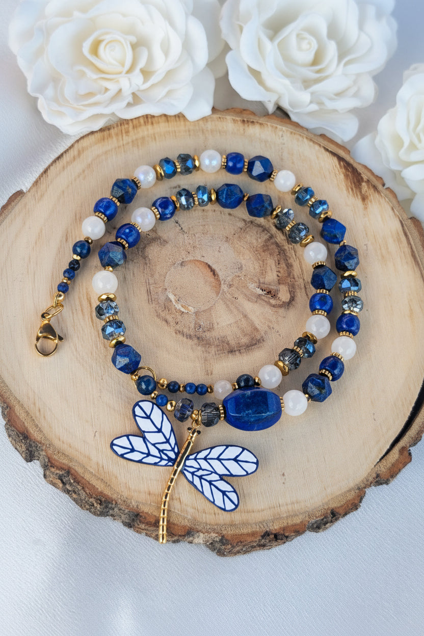 Blue Hope  - Lapis Lazuli & Moonstone