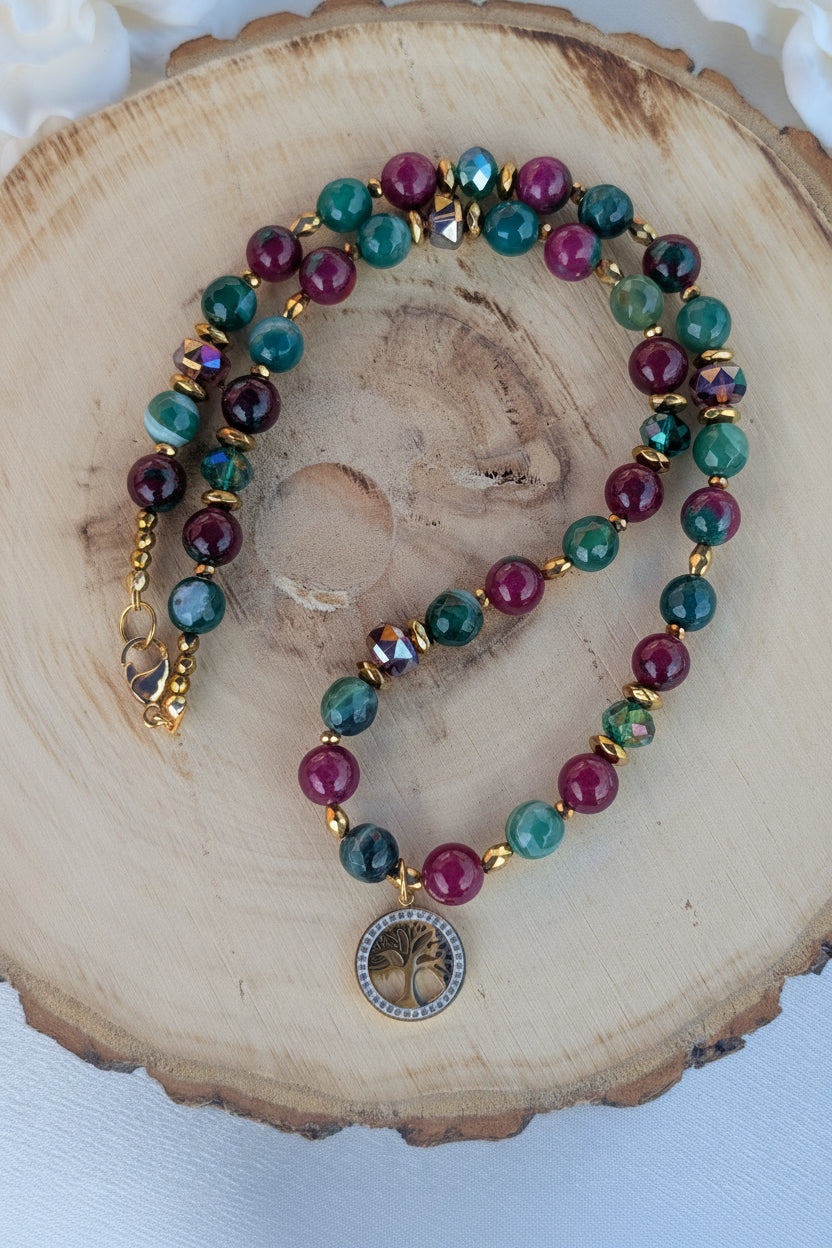 Forest Treasure - Zoisite & Green Agate