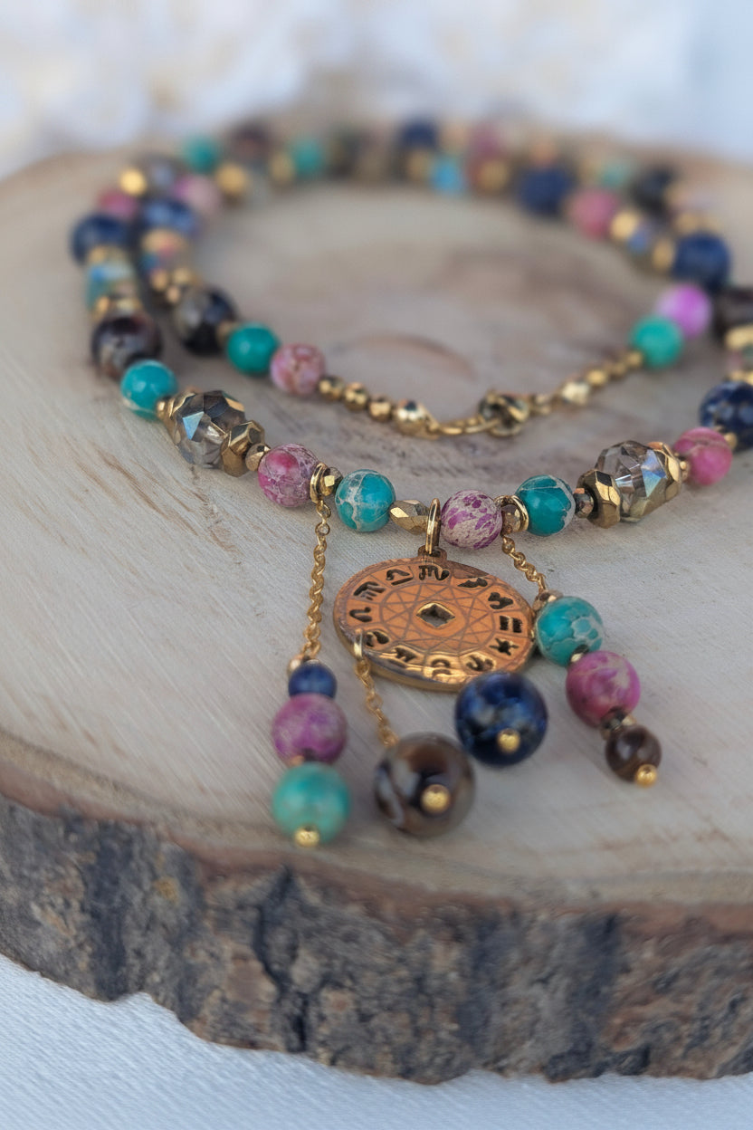 Astrolog - Imperial Jasper + Brown Agate
