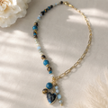 Azure Heart - Labradorite & Apatite & Tiger Eye
