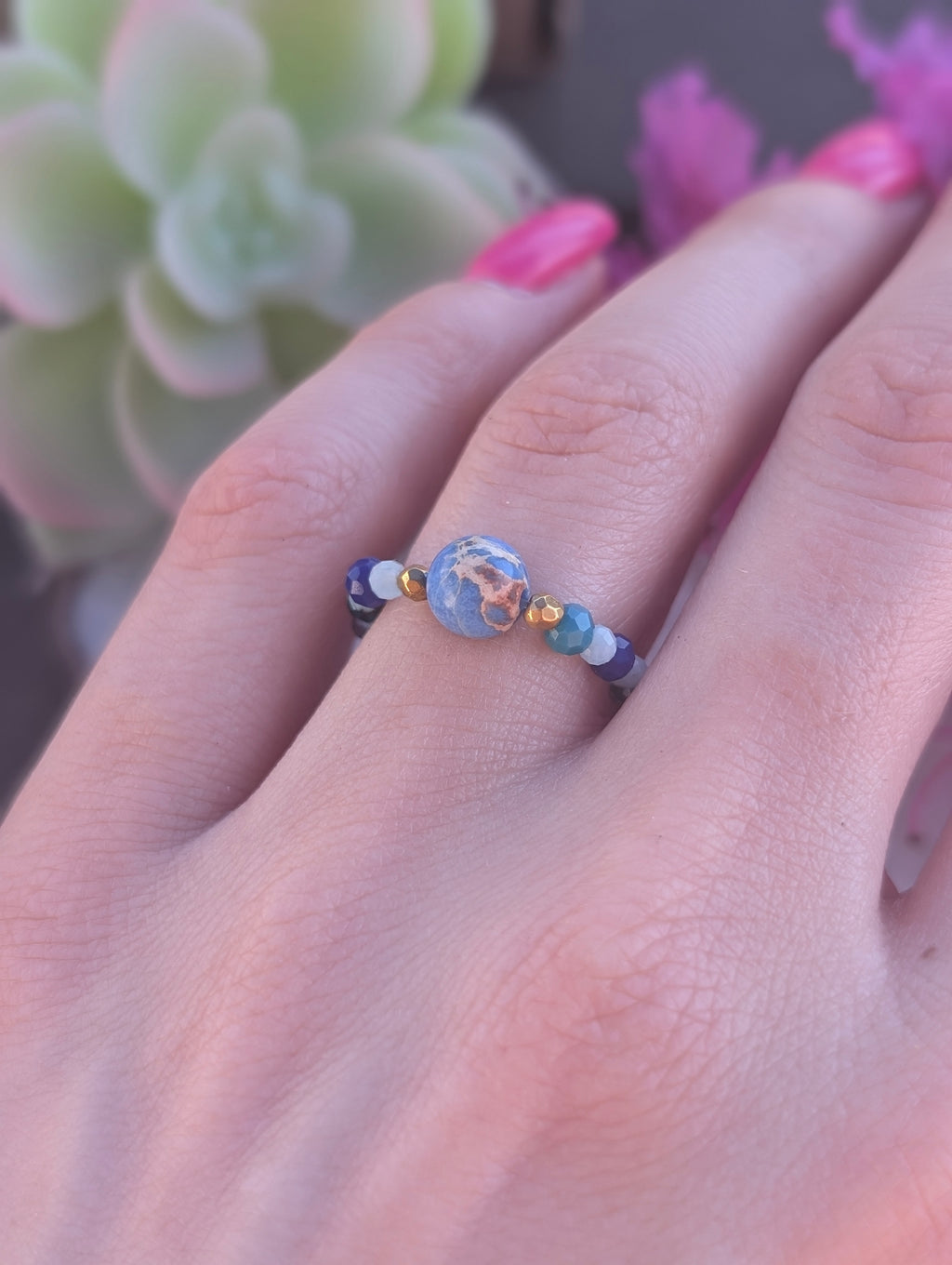 Ocean Inspiration - Blue Imperial Jasper