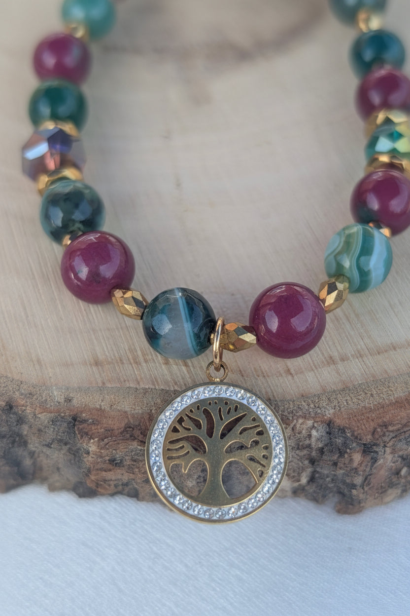 Forest Treasure - Zoisite & Green Agate