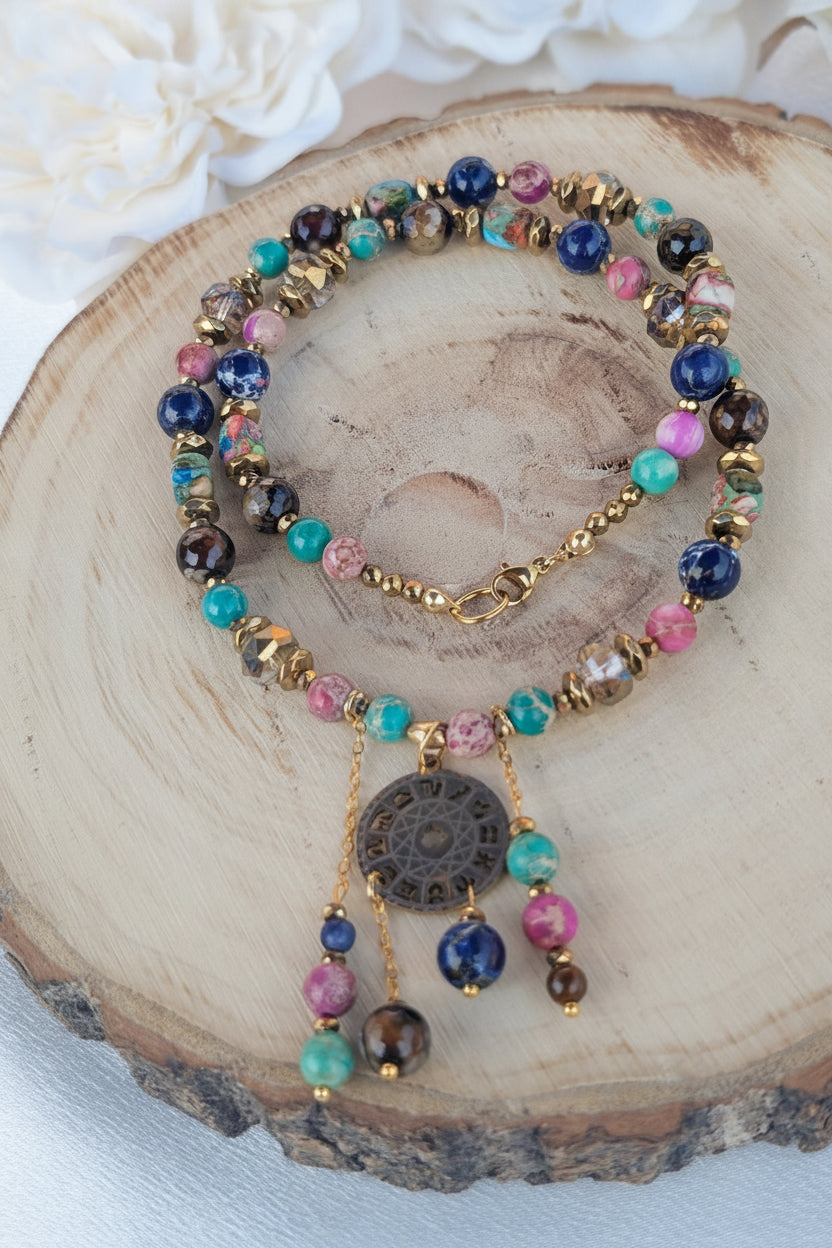 Astrolog - Imperial Jasper + Brown Agate
