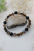Protection Bracelet - Tiger's Eye | Black Tourmaline.