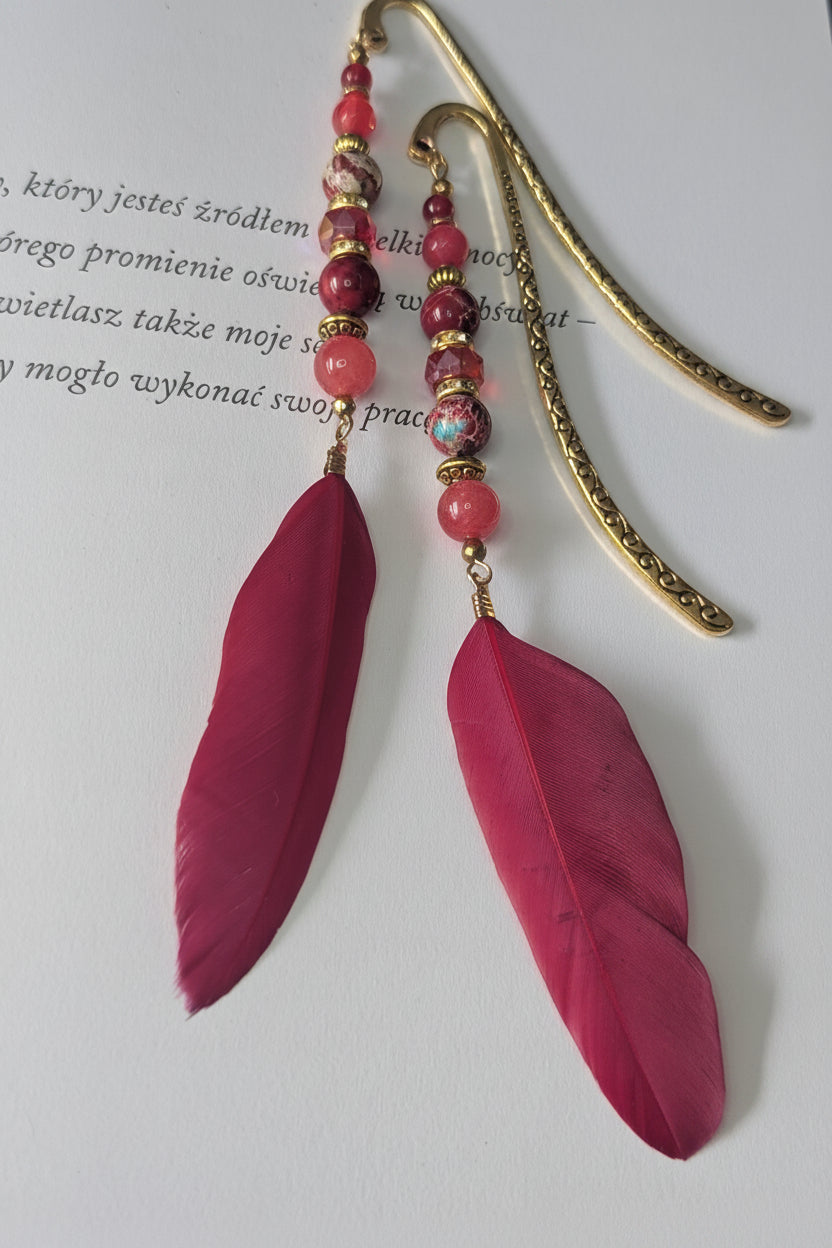 Red Feather - Jade & Imperial Jasper