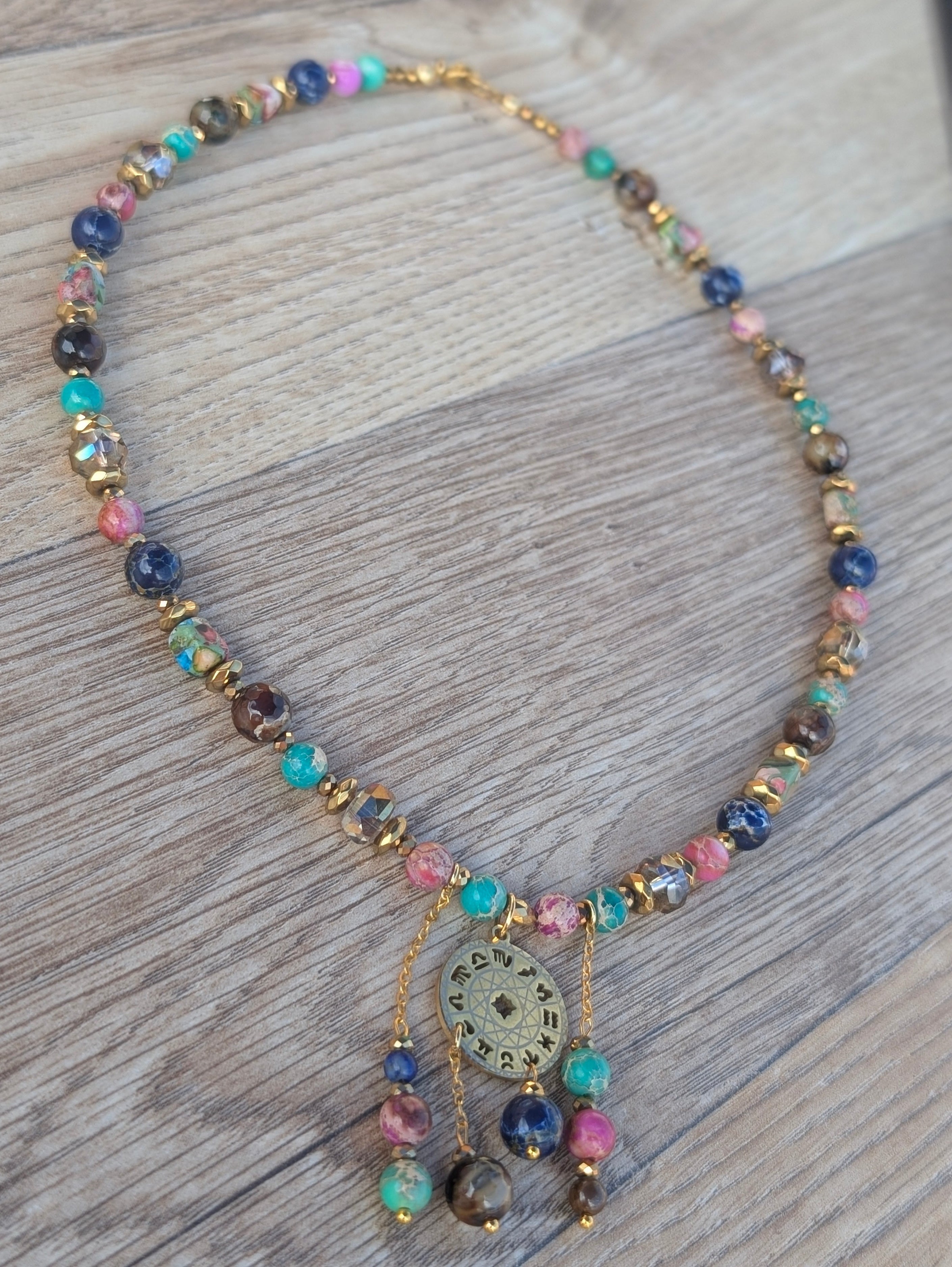 Astrolog - Imperial Jasper + Brown Agate