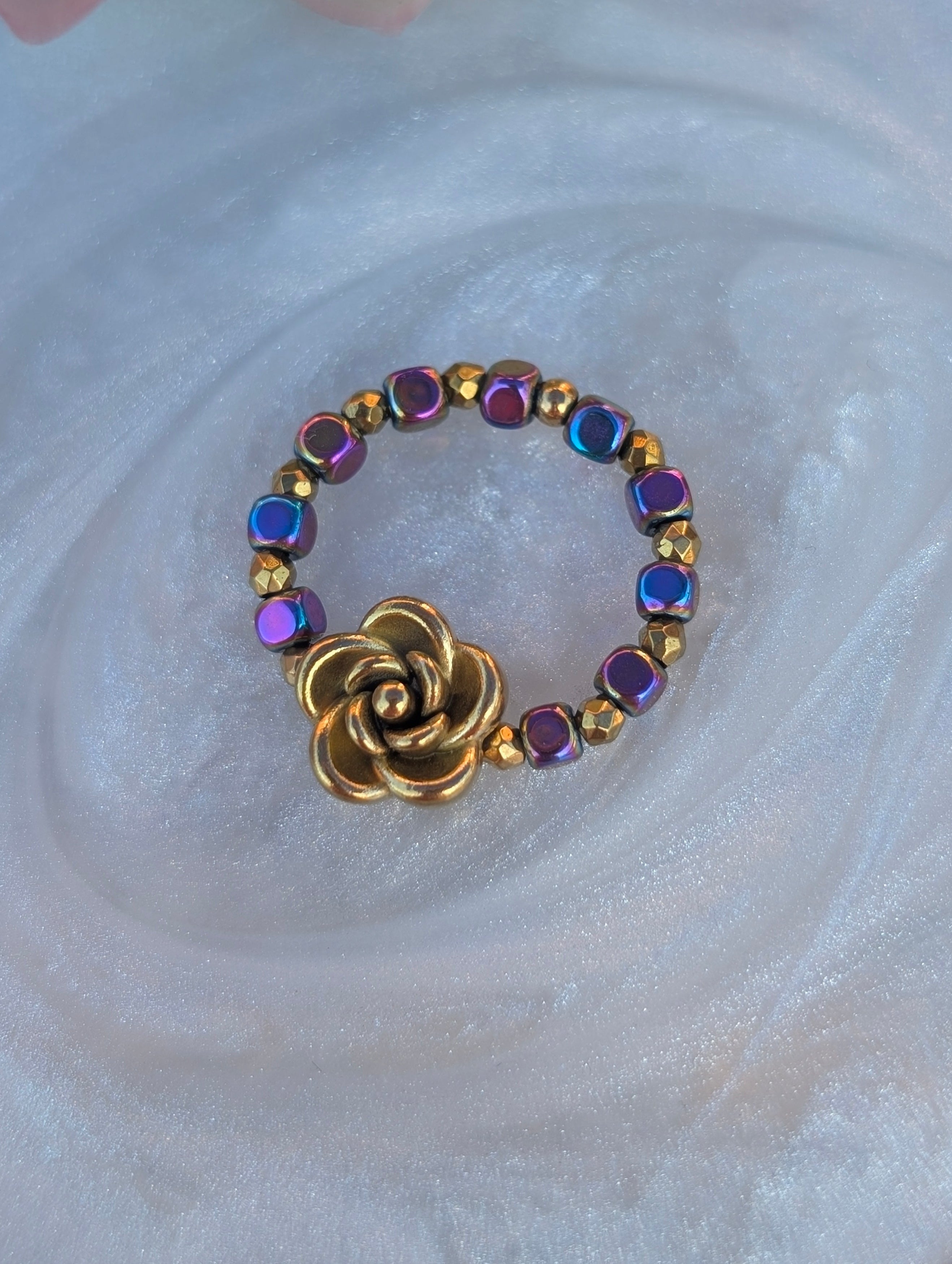 Golden Rose Hematite