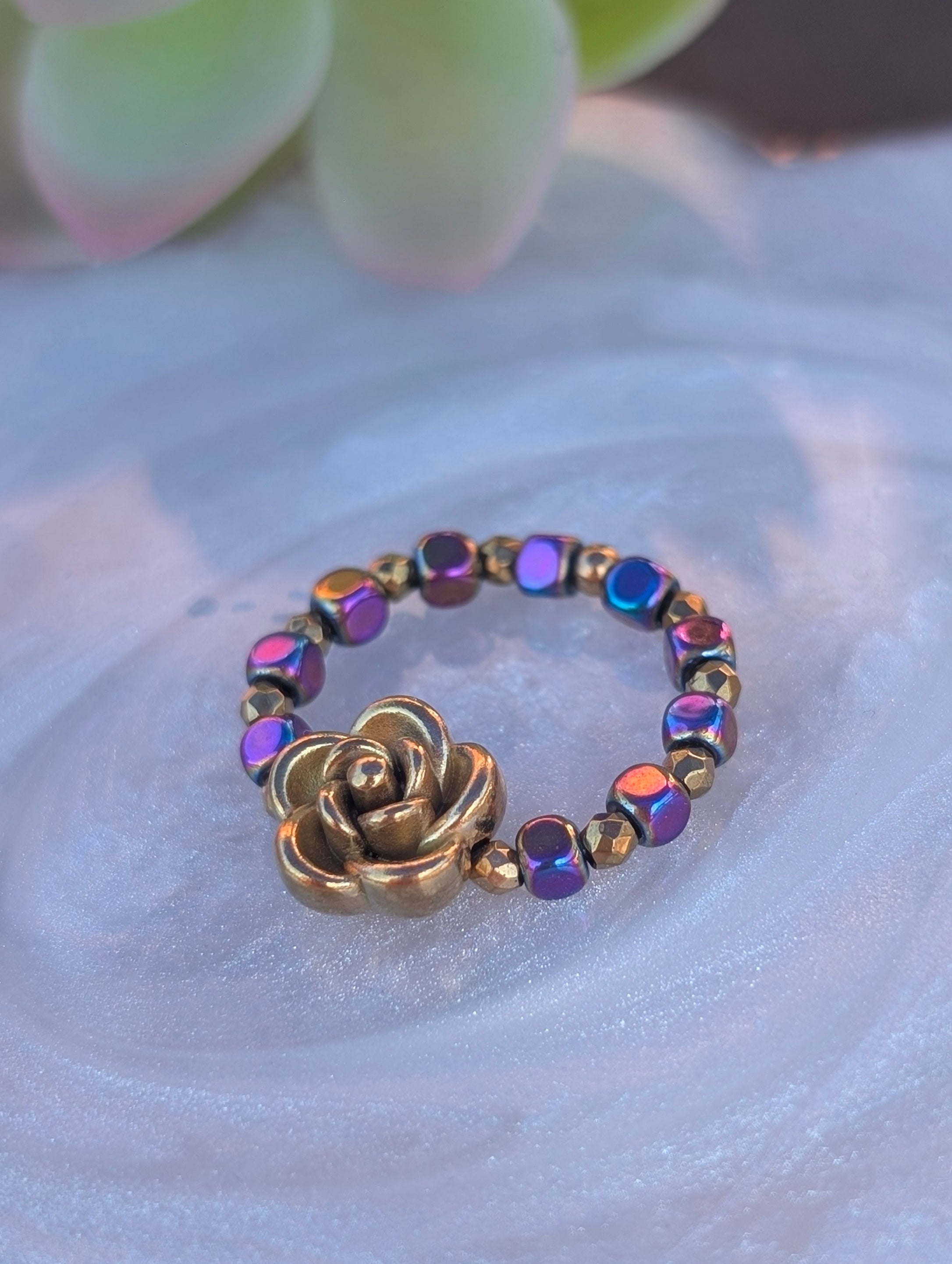 Golden Rose Hematite