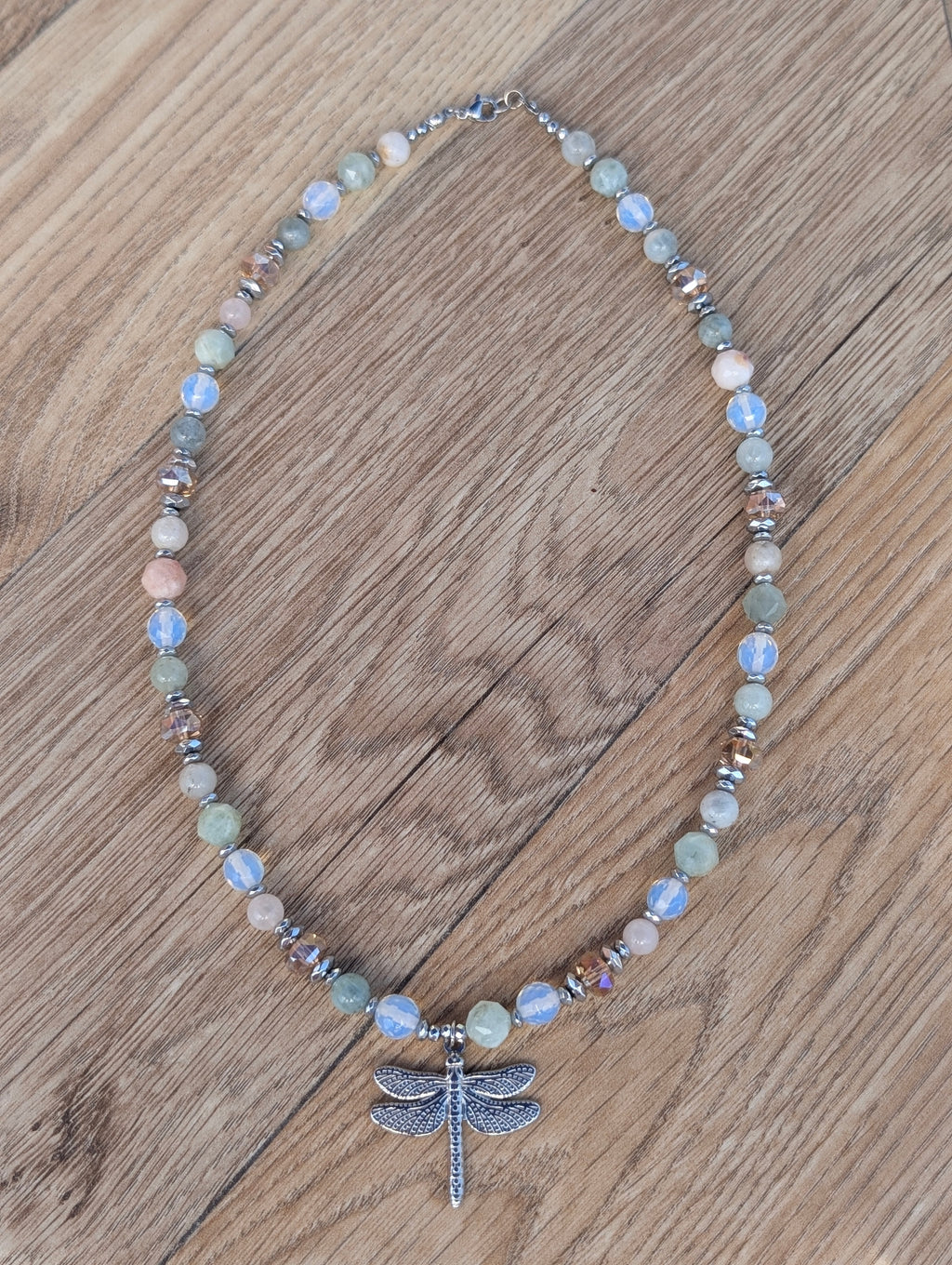 Harmony of Nature - Morganite & Opalite
