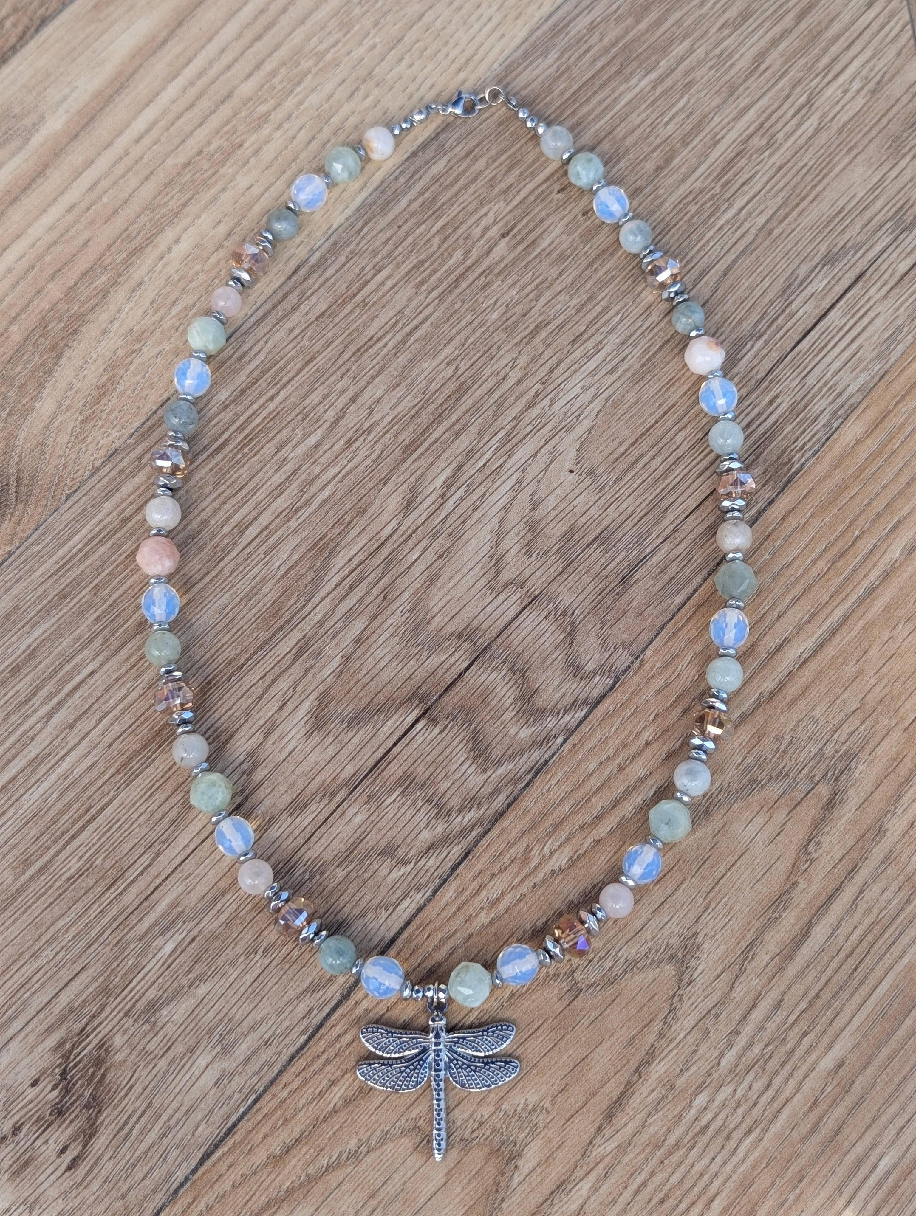 Harmony of Nature - Morganite & Opalite