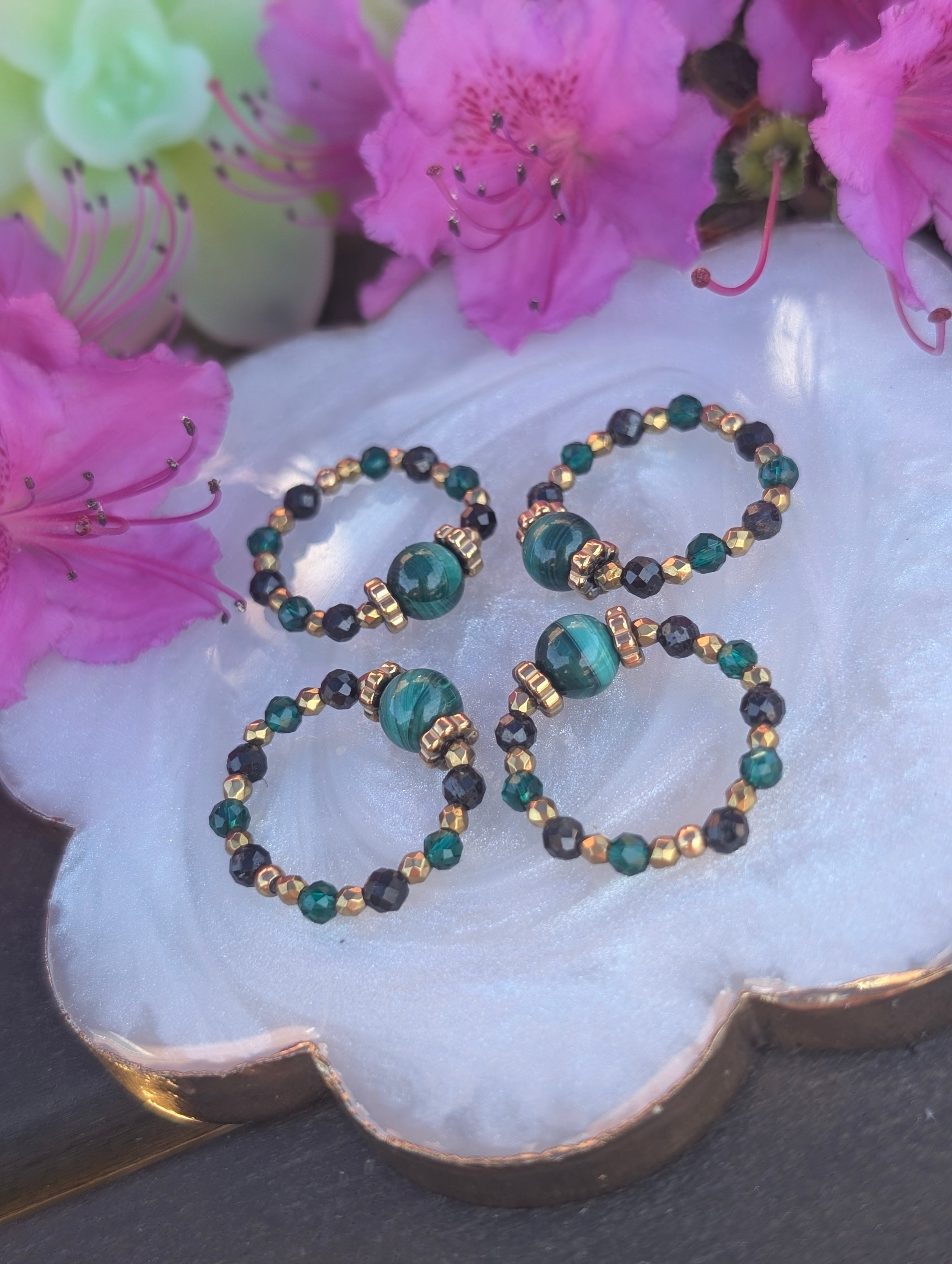 Malachite Harmony - Malachite & Black Tourmaline